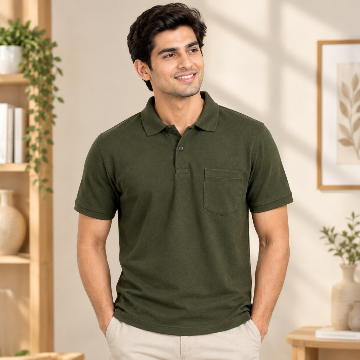 4 Pack Men’s Classic Polo T-Shirts | Everyday Style ( C8 )