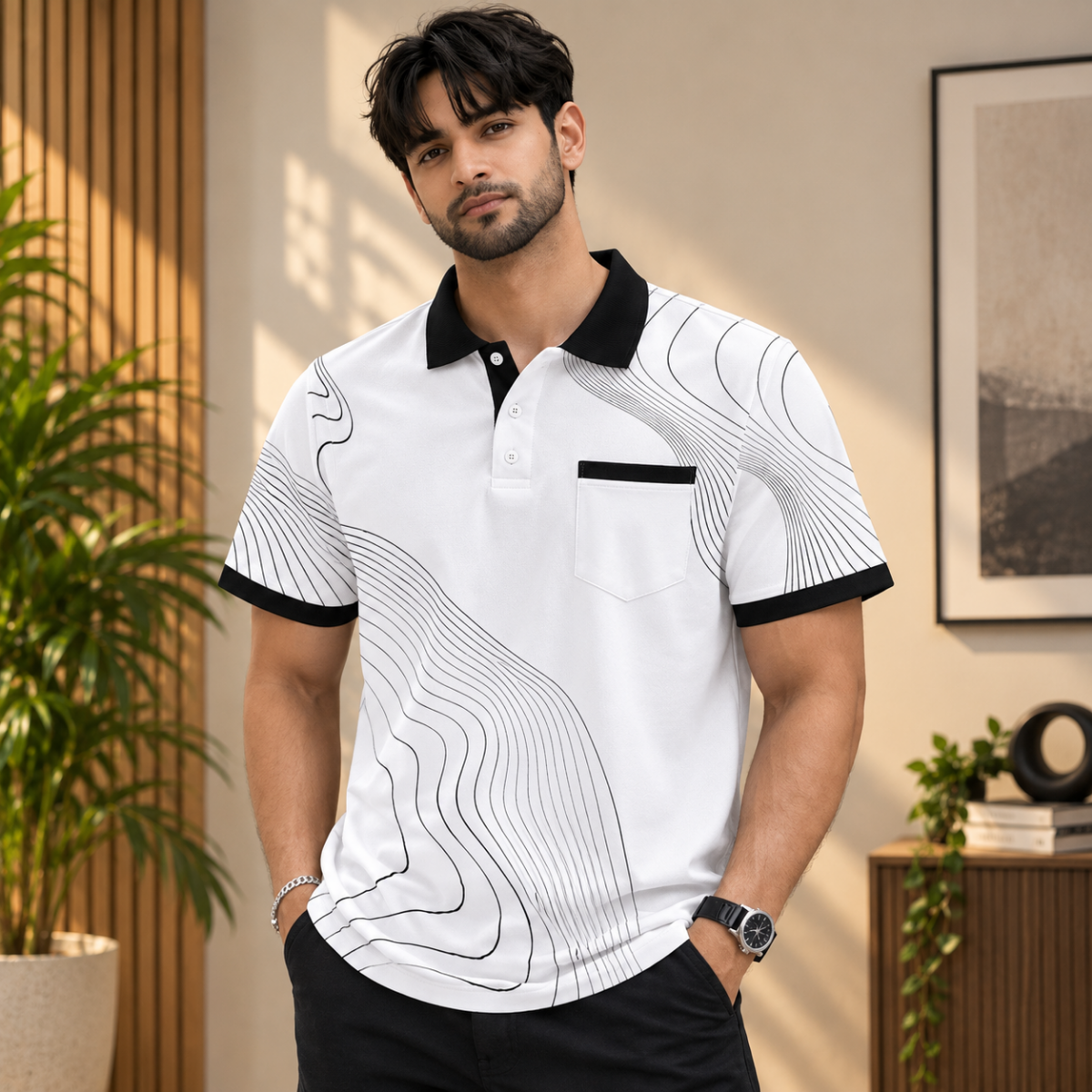 4 Pack Men’s Regular Fit Polo T-Shirts ( PT-9 )