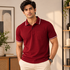 4 Pack Men’s Classic Polo T-Shirts | Everyday Style ( C9 )