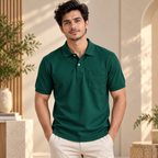 4 Pack Men’s Classic Polo T-Shirts | Everyday Style ( C9 )