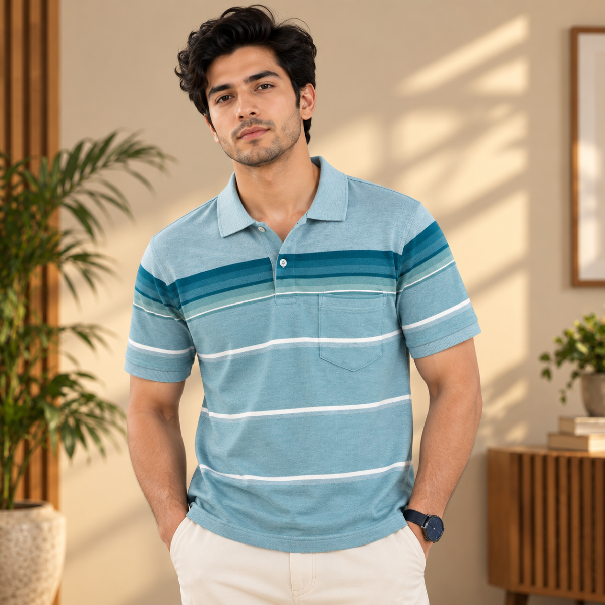 4 Pack Men’s Regular Fit Polo T-Shirts ( PT-10 )