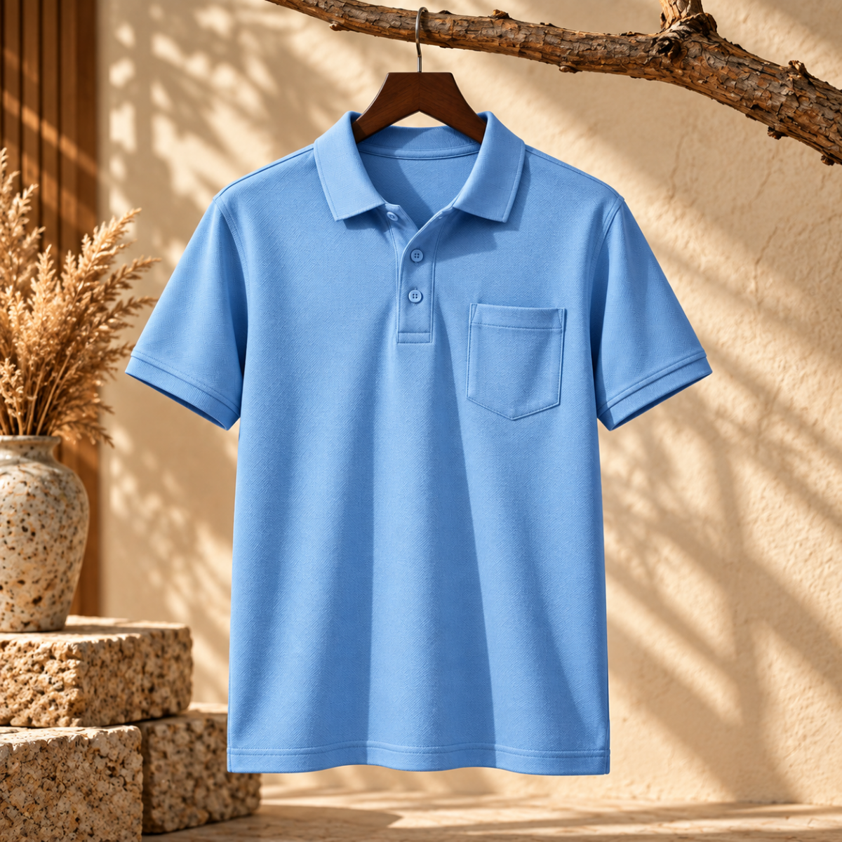 4 Pack Men’s Polo T-Shirts with Pocket ( P10 )