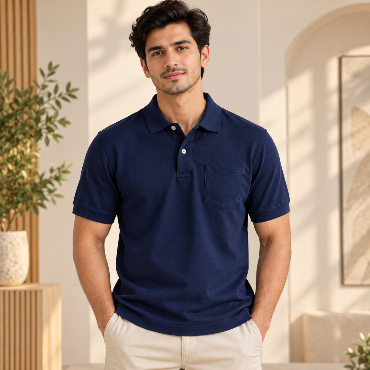 4 Pack Men’s Classic Polo T-Shirts | Everyday Style ( C10 )
