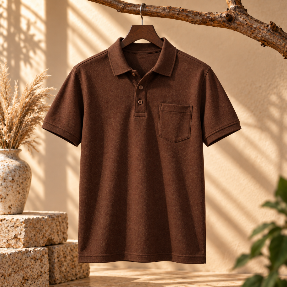 4 Pack Men’s Polo T-Shirts with Pocket ( P7 )