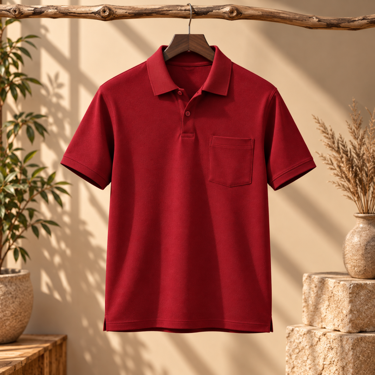 4 Pack Men’s Polo T-Shirts with Pocket ( P2 )