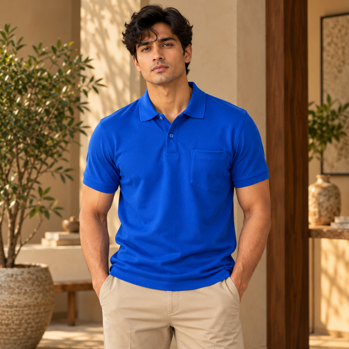 4 Pack Men’s Classic Polo T-Shirts | Everyday Style ( C2 )