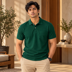 4 Pack Men’s Classic Polo T-Shirts | Everyday Style ( C2 )
