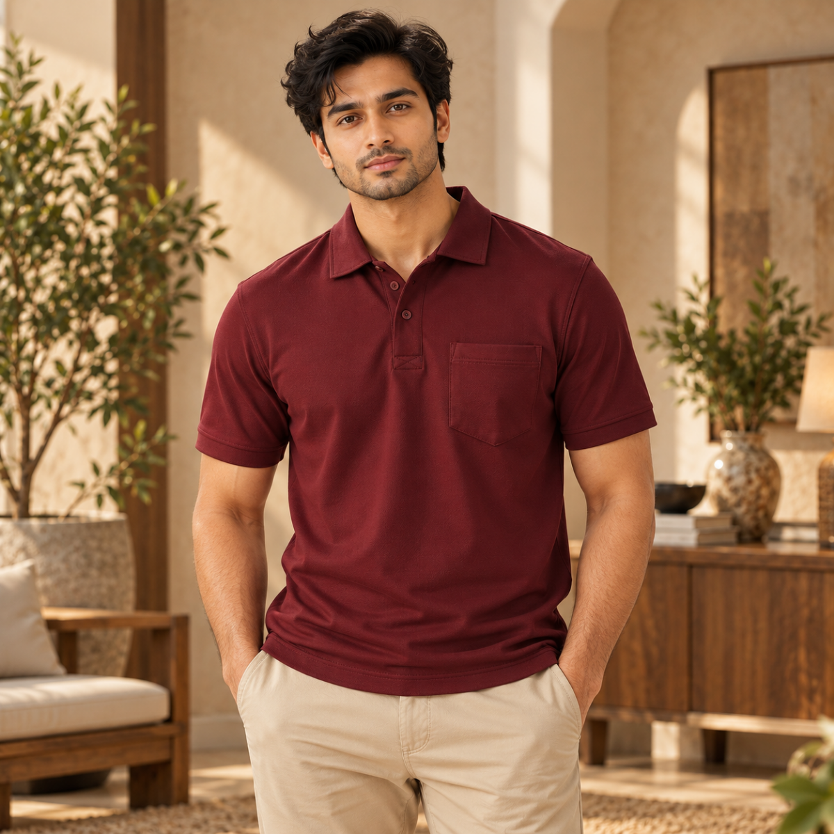 4 Pack Men’s Classic Polo T-Shirts | Everyday Style ( C2 )