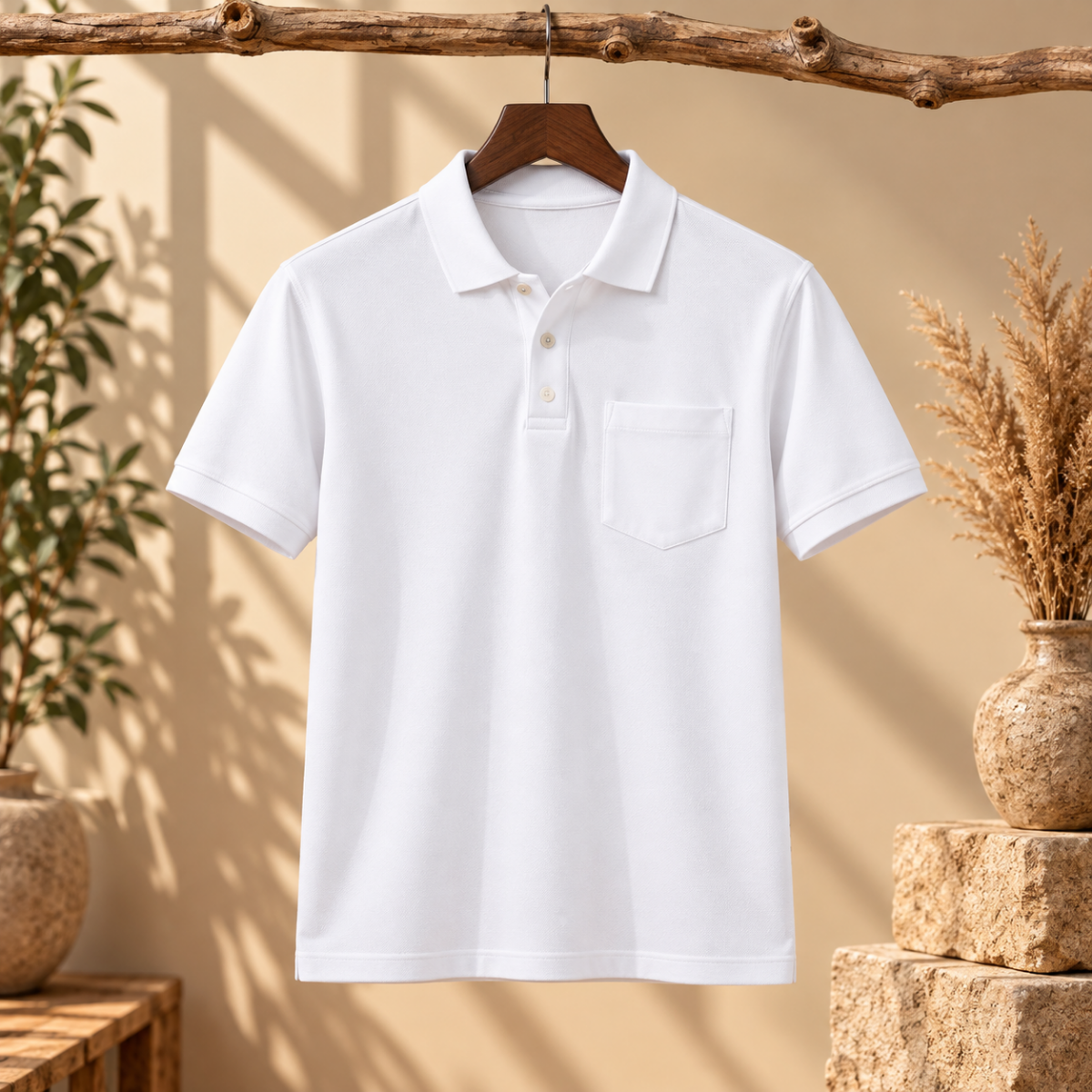 4 Pack Men’s Polo T-Shirts with Pocket ( P3 )