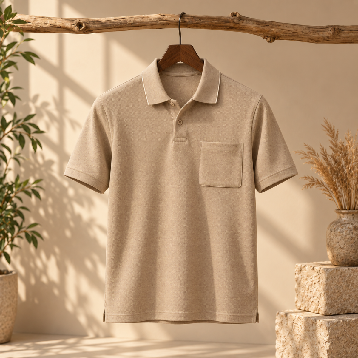 4 Pack Men’s Polo T-Shirts with Pocket ( P1 )