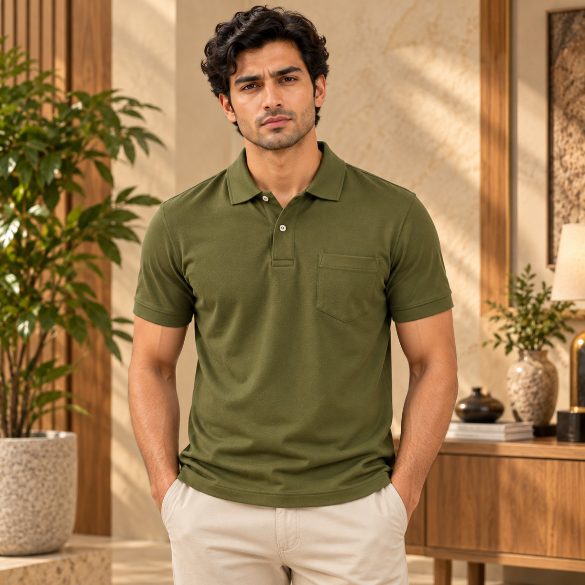 4 Pack Men’s Classic Polo T-Shirts | Everyday Style ( C3 )