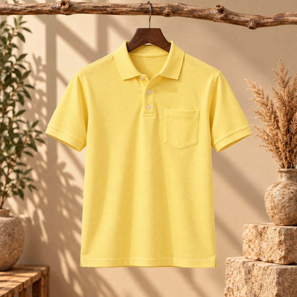 4 Pack Men’s Polo T-Shirts with Pocket ( P3 )