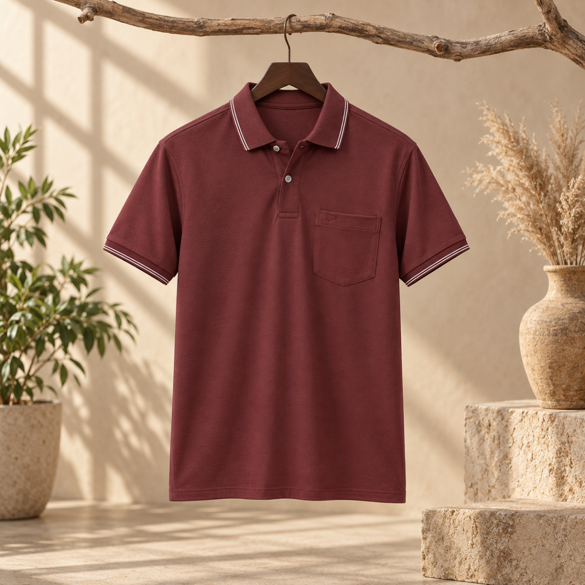 4 Pack Men’s Polo T-Shirts with Pocket ( P3 )