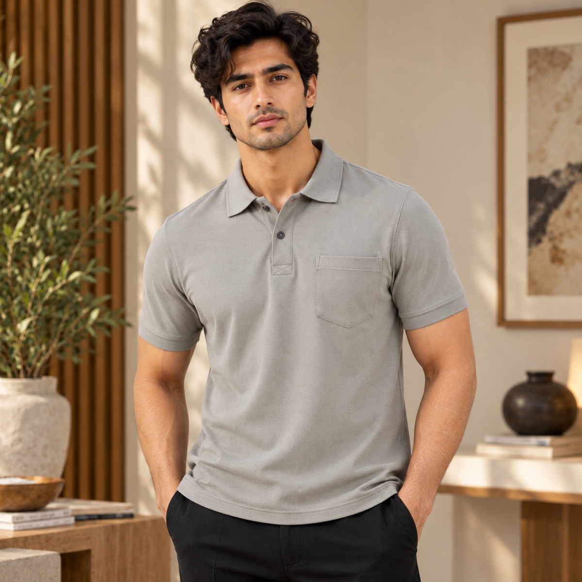 4 Pack Men’s Classic Polo T-Shirts | Everyday Style ( C3 )