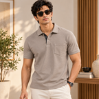 4 Pack Men’s Classic Polo T-Shirts | Everyday Style ( C4 )