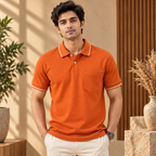 4 Pack Men’s Polo T-Shirts with Pocket ( P4 )