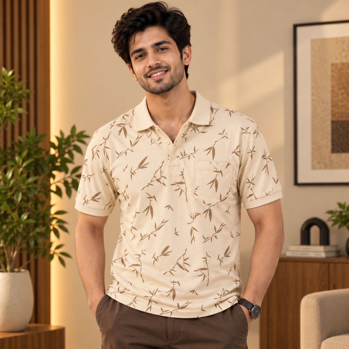 4 Pack Men’s Regular Fit Polo T-Shirts ( PT-4 )