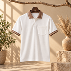 4 Pack Men’s Polo T-Shirts with Pocket ( P4 )