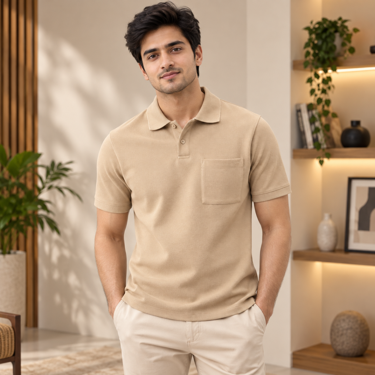 4 Pack Men’s Polo T-Shirts with Pocket ( P1 )