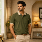 4 Pack Men’s Classic Polo T-Shirts | Everyday Style ( C4 )