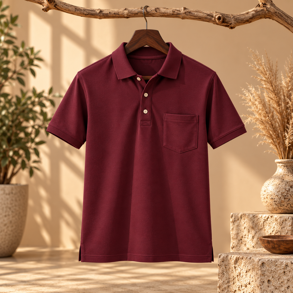 4 Pack Men’s Polo T-Shirts with Pocket ( P5 )