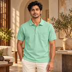 4 Pack Men’s Classic Polo T-Shirts | Everyday Style ( C5 )