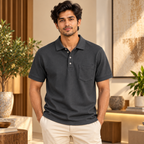 4 Pack Men’s Classic Polo T-Shirts | Everyday Style ( C5 )
