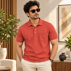 4 Pack Men’s Classic Polo T-Shirts | Everyday Style ( C5 )