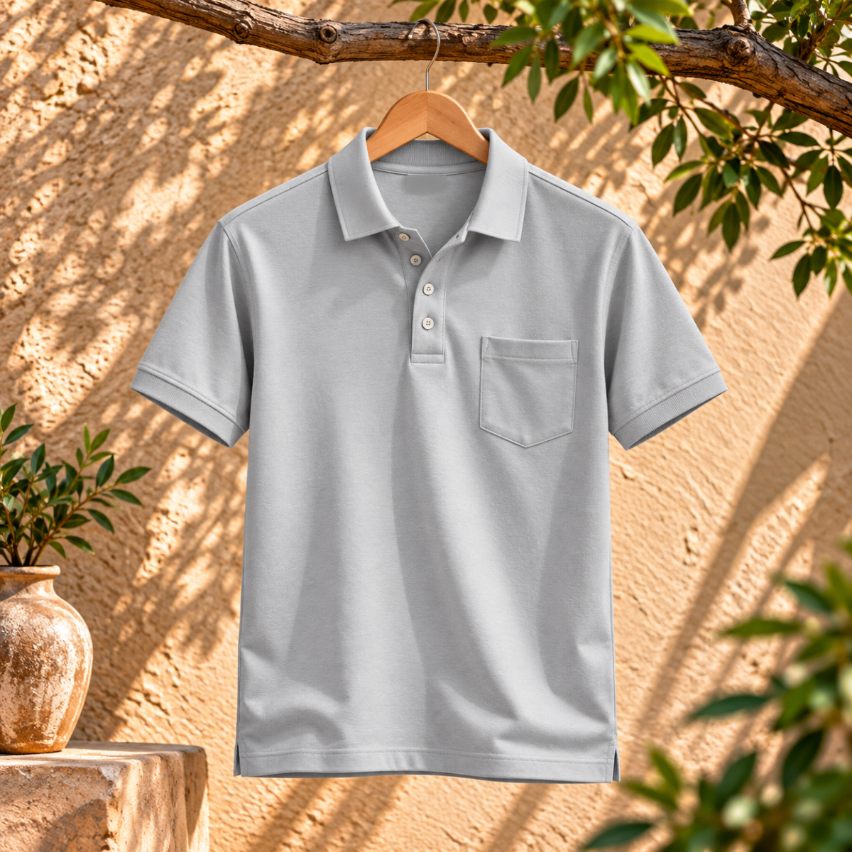 4 Pack Men’s Classic Polo T-Shirts | Everyday Style ( C6 )