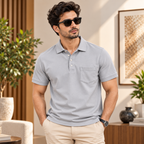 4 Pack Men’s Classic Polo T-Shirts | Everyday Style ( C6 )