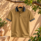 4 Pack Men’s Classic Polo T-Shirts | Everyday Style ( C6 )