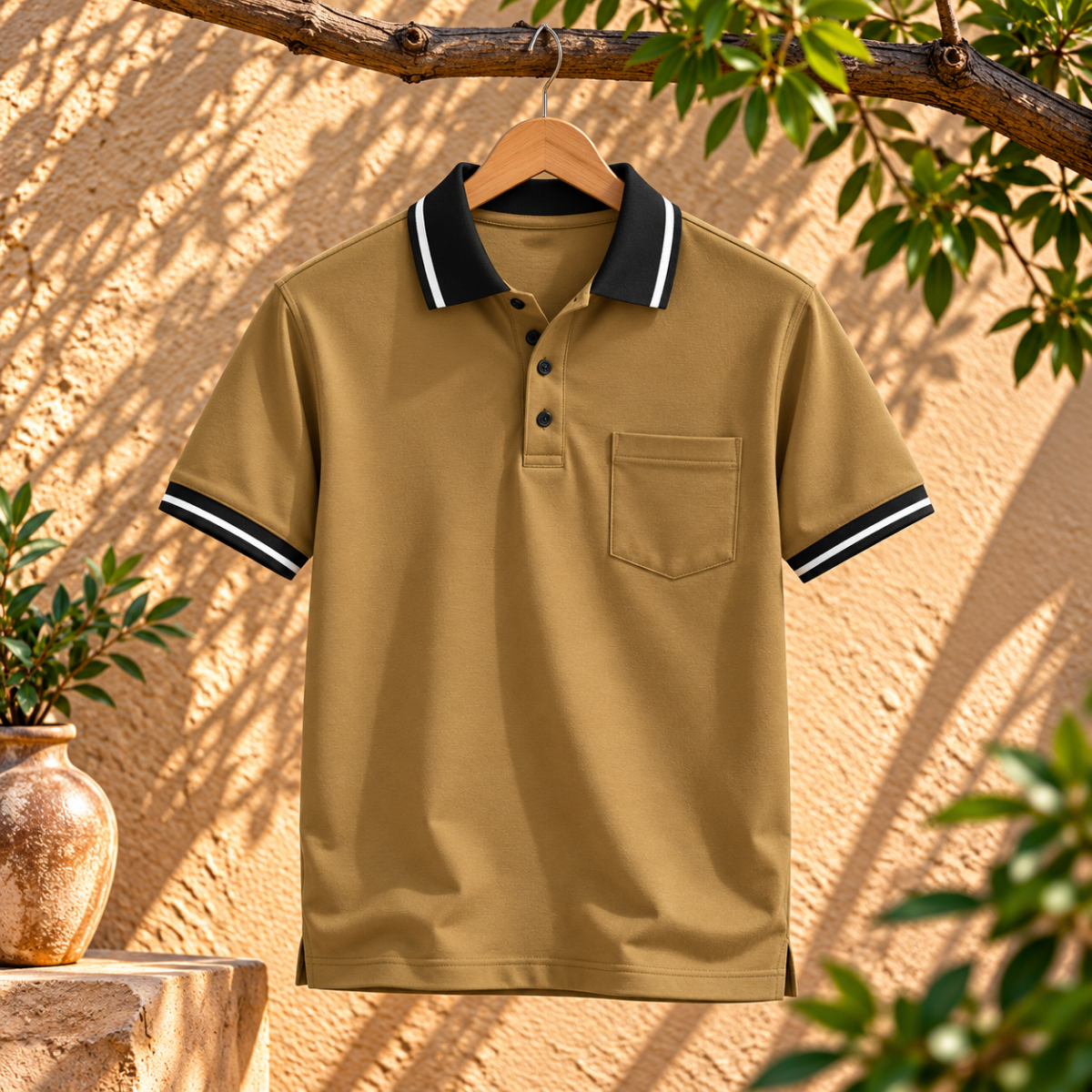4 Pack Men’s Classic Polo T-Shirts | Everyday Style ( C6 )