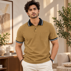 4 Pack Men’s Classic Polo T-Shirts | Everyday Style ( C6 )