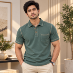 4 Pack Men’s Classic Polo T-Shirts | Everyday Style ( C6 )