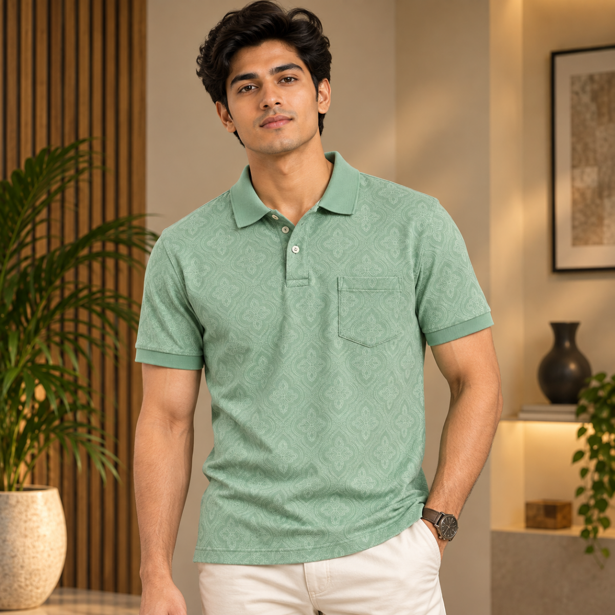 4 Pack Men’s Regular Fit Polo T-Shirts ( PT-1 )