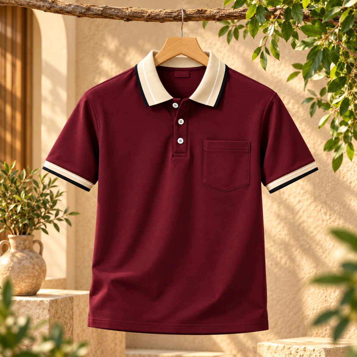 4 Pack Men’s Classic Polo T-Shirts | Everyday Style ( C7 )