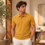 4 Pack Men’s Classic Polo T-Shirts | Everyday Style ( C7 )