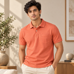 4 Pack Men’s Classic Polo T-Shirts | Everyday Style ( C8 )