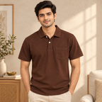 4 Pack Men’s Classic Polo T-Shirts | Everyday Style ( C8 )